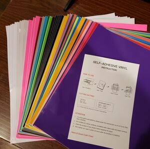 Self-Adhesive Vinyl Multi-colored Sheets